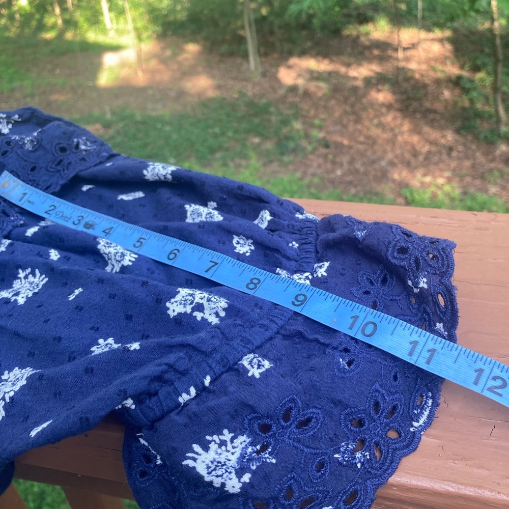 Universal Thread blue ruffle top - Picture 8 of 8